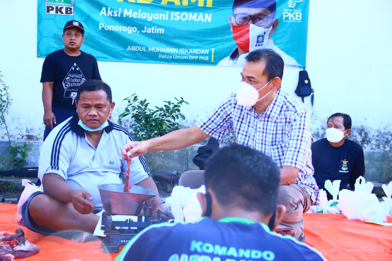Harlah ke-23, DPC PKB Kabupaten Ponorogo Gelar Aksi Melayani Isoman