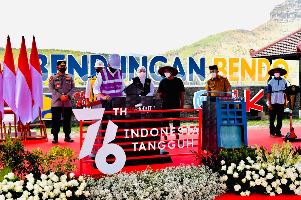 Waduk Bendo Ponorogo Diresmikan Presiden Joko Widodo