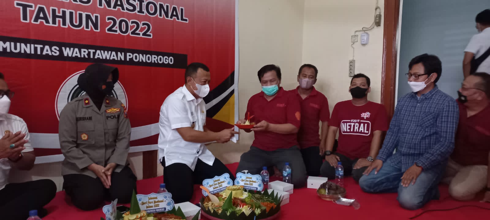 Puncak HPN 2022 KWP Gelar Tasyakuran Bersama Bupati Ponorogo