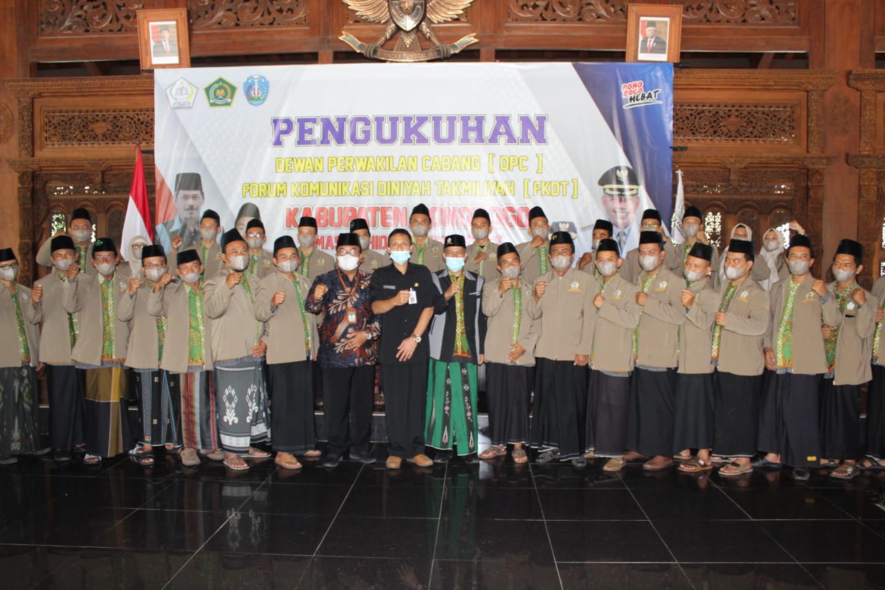 Pengukuhan Pengurus DPC FKDT Ponorogo Masa Khidmat 2021-2026