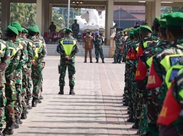 Sambut Kunker Wapres Ma’ruf Amin, Kang Giri Bupati Ponorogo Hadiri Apel Gelar Pasukan
