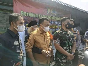 Kang Giri Bersama TNI Polri Gelar Karya Bakti di Masjid Tegalsari Ponorogo