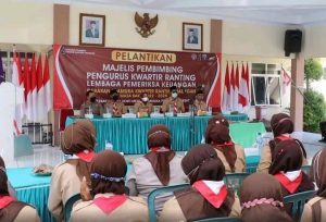 Lantik Pengurus Pramuka Badegan, Lisdyarita Wakil Bupati Ponorogo Dorong Pramuka Kreatif dan Produktif