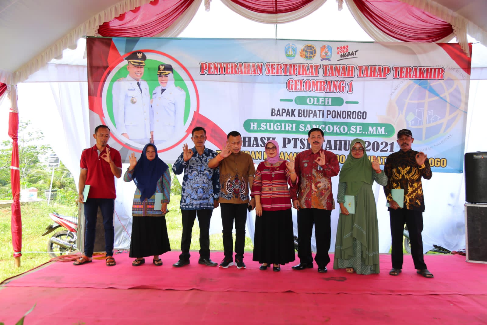 Kang Giri Bupati Ponorogo Sertifikat Tanah PTSL
