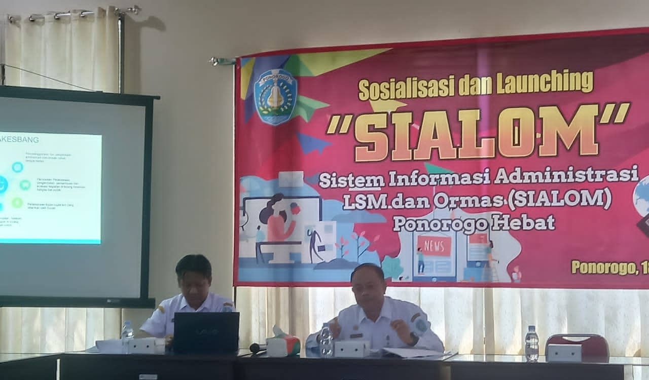 Keterbukaan Informasi Publik, Bakesbang Pol Ponorogo Launching Sialom