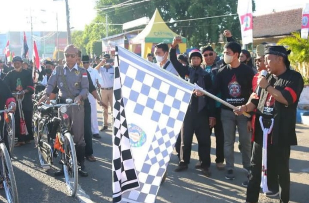 4000 Sepeda Unto Jambore Kosti, Diberangkatkan Kang Giri Bupati Ponorogo