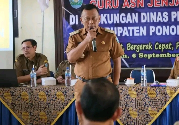 Pembinaan ASN Dinas Pendidikan Kang Giri Bupati Ponorogo