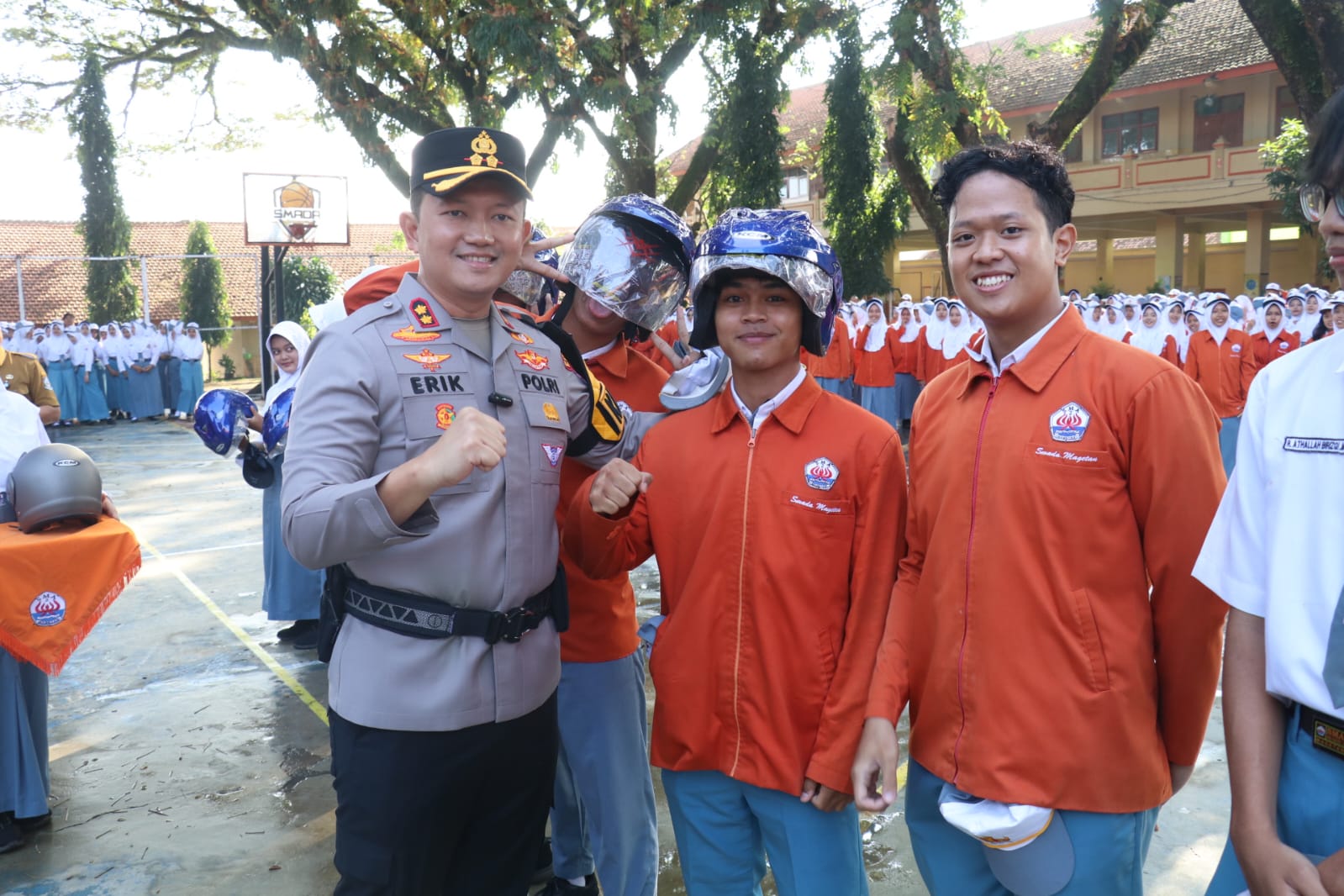 Police Goes to School, Wujud Peduli Pendidikan Polres Magetan