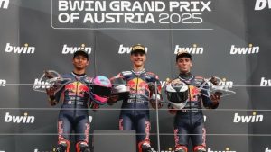 Ega Peringkat Dua Klasemen Sementara MotoGP Rookies Cup 2025