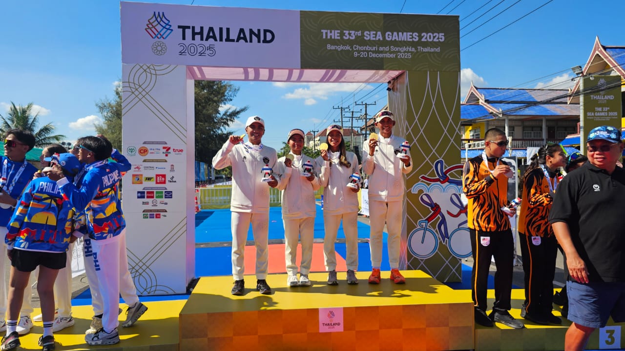 Triathlon Raih Tiga Emas di SEA Games Thailand 2026
