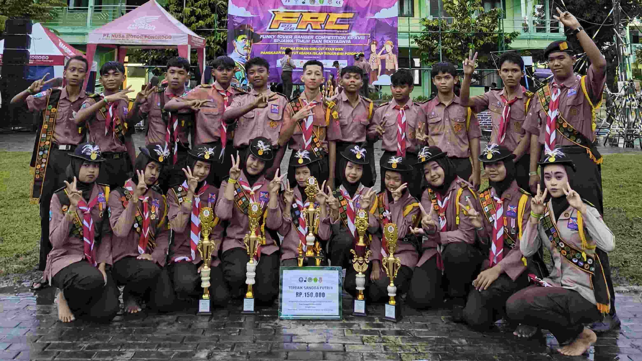 Prasmasla Bawa SMAN 1 Slahung Ponorogo Menyala di FRC XVIII Jawa Timur