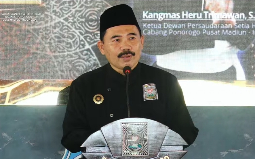 Halalbihalal PSHT Ponorogo Perkuat Persaudaraan Antar Perguruan dengan Pemerintah