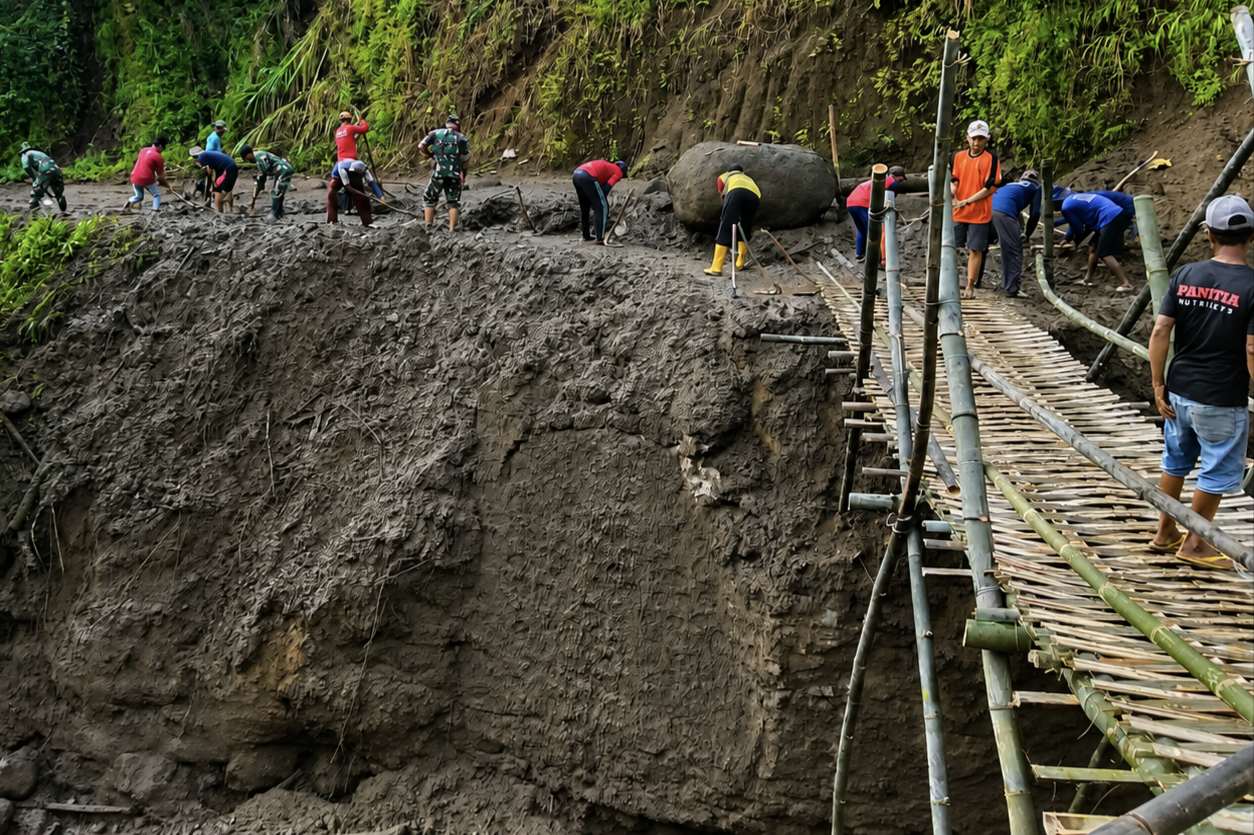 Sempat Terisolasi, Warga Pandak Balong Bisa Beraktivitas Normal Lagi