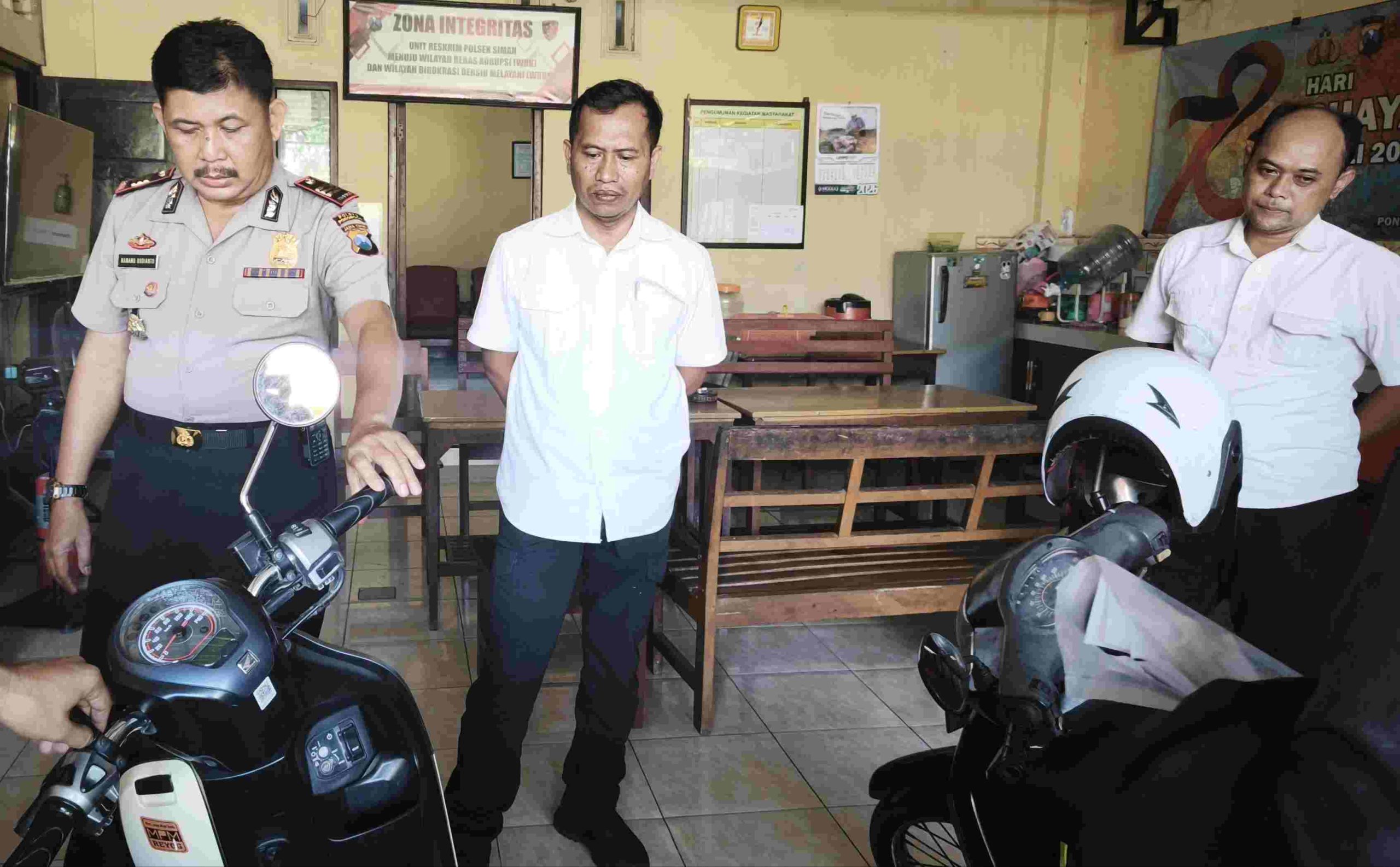 Modus Sewa Gadai Motor, Korban Lapor ke Polsek Siman Ponorogo