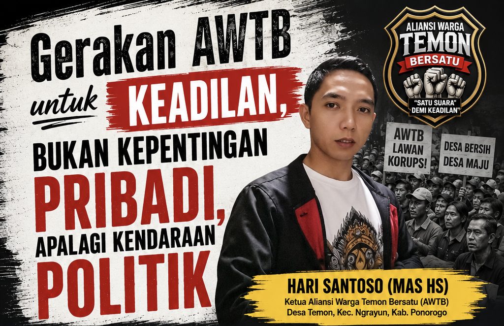 Gerakan AWTB untuk Keadilan, Bukan Kepentingan Pribadi, Apalagi Kendaraan Politik