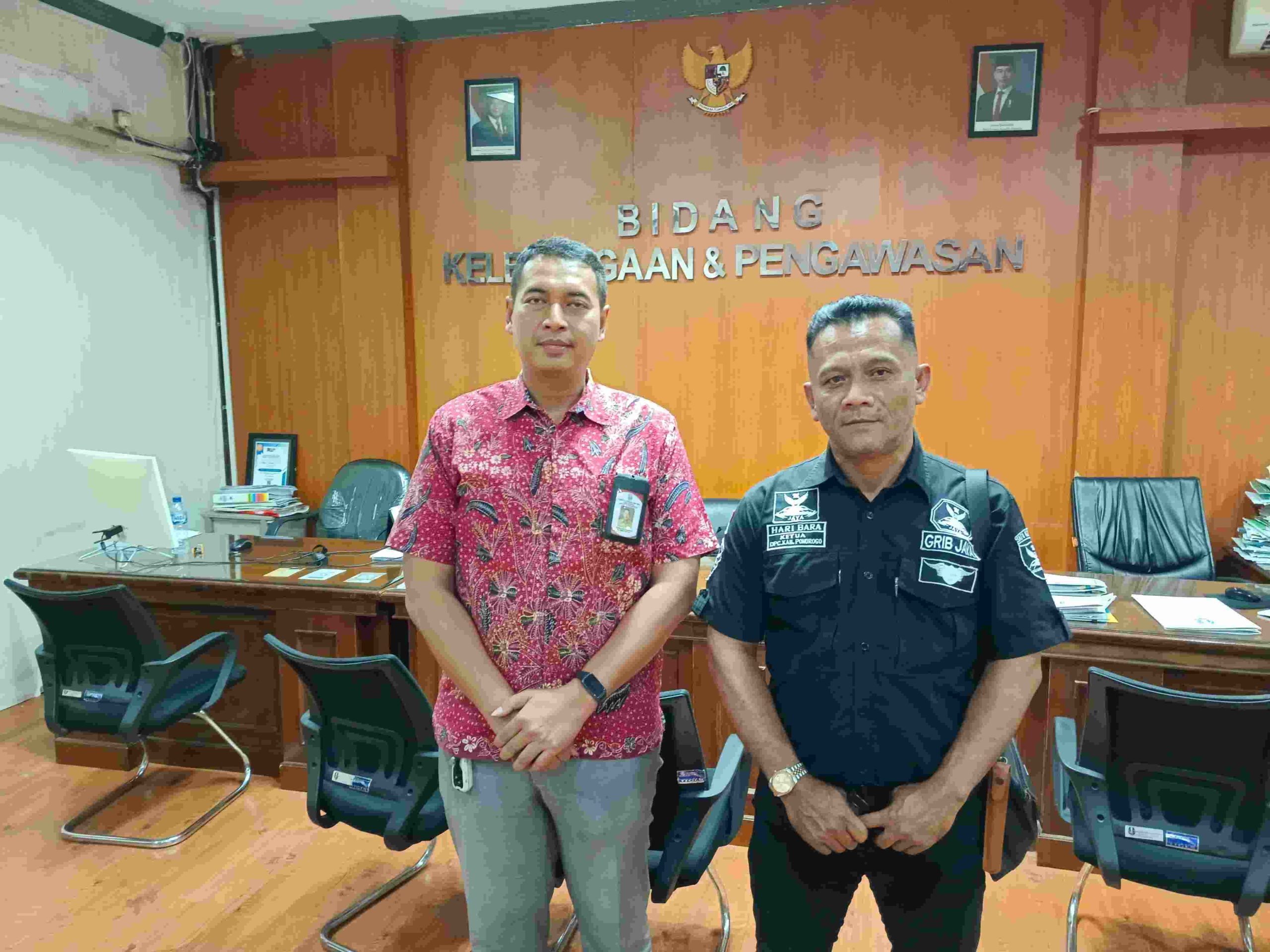 Datangi Diskop UKM Jatim, GRIB Tuntut Penanganan Koperasi AMS di Ponorogo