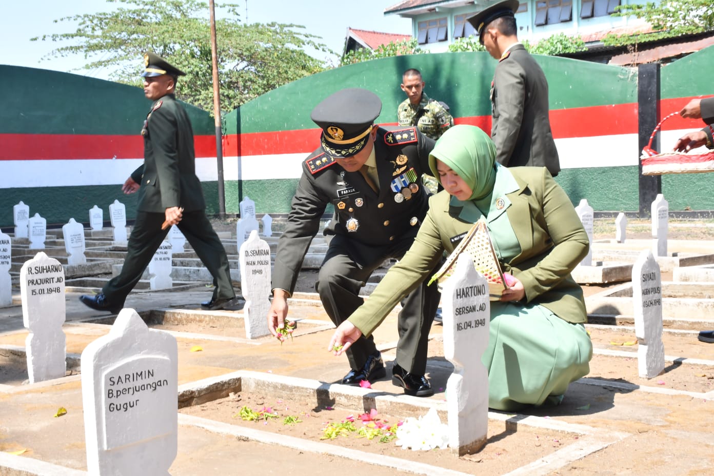 Peringati HUT ke-81 TNI, Kodim Ponorogo Gelar Ziarah Nasional di TMP Patria Wira Paranti