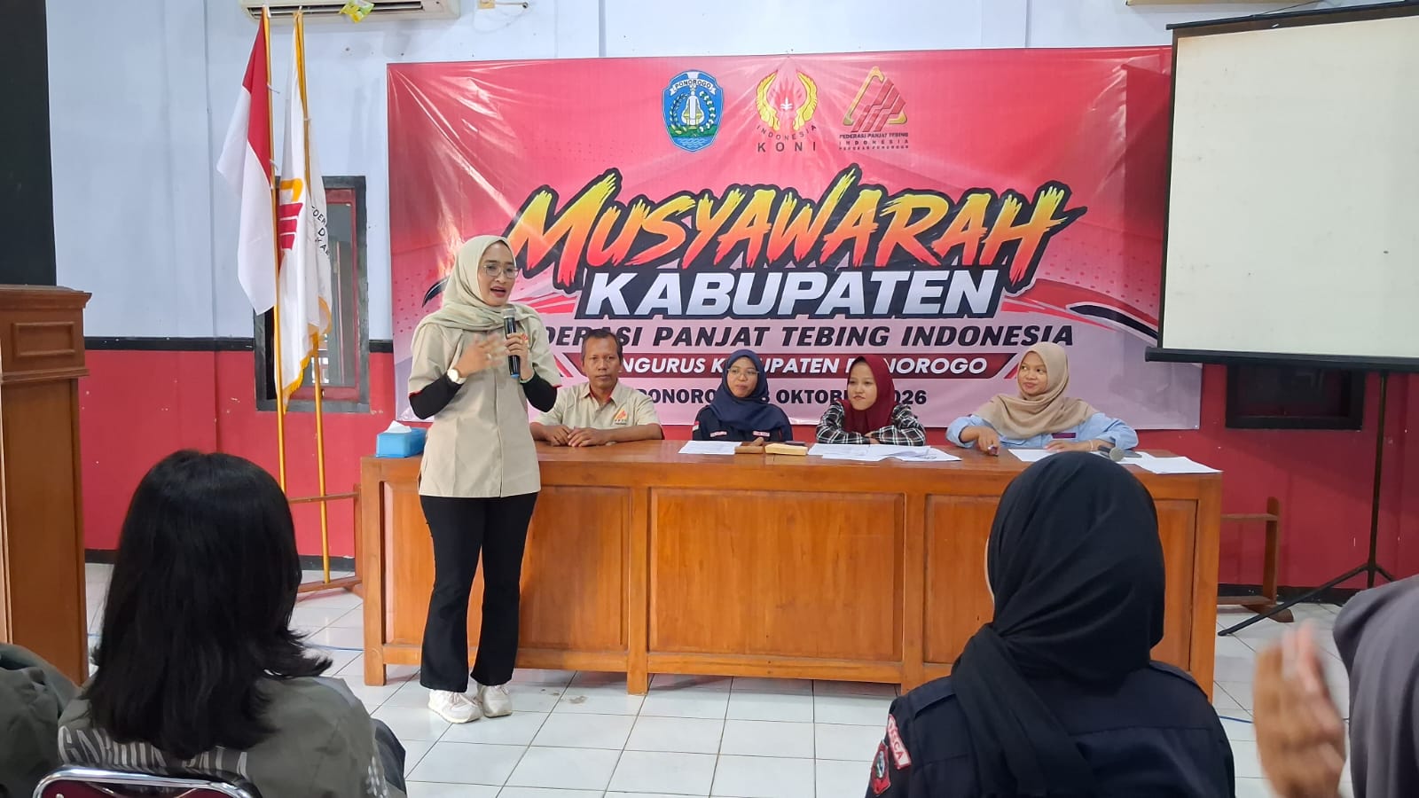 Muskab FPTI Ponorogo Tetapkan Lely untuk Periode 2026-2030, Wall Climbing Jadi Perhatian