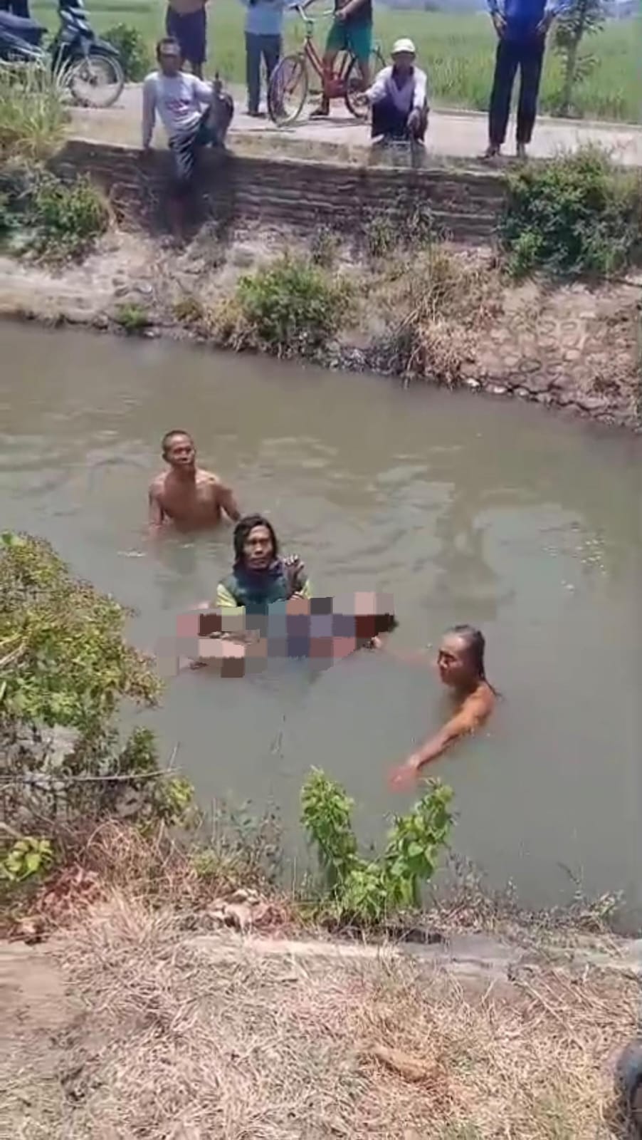 Bocah 11 Tahun di Sambit Ditemukan Tewas Tenggelam di Dam Sungai, Sepeda Kayuh Tergeletak