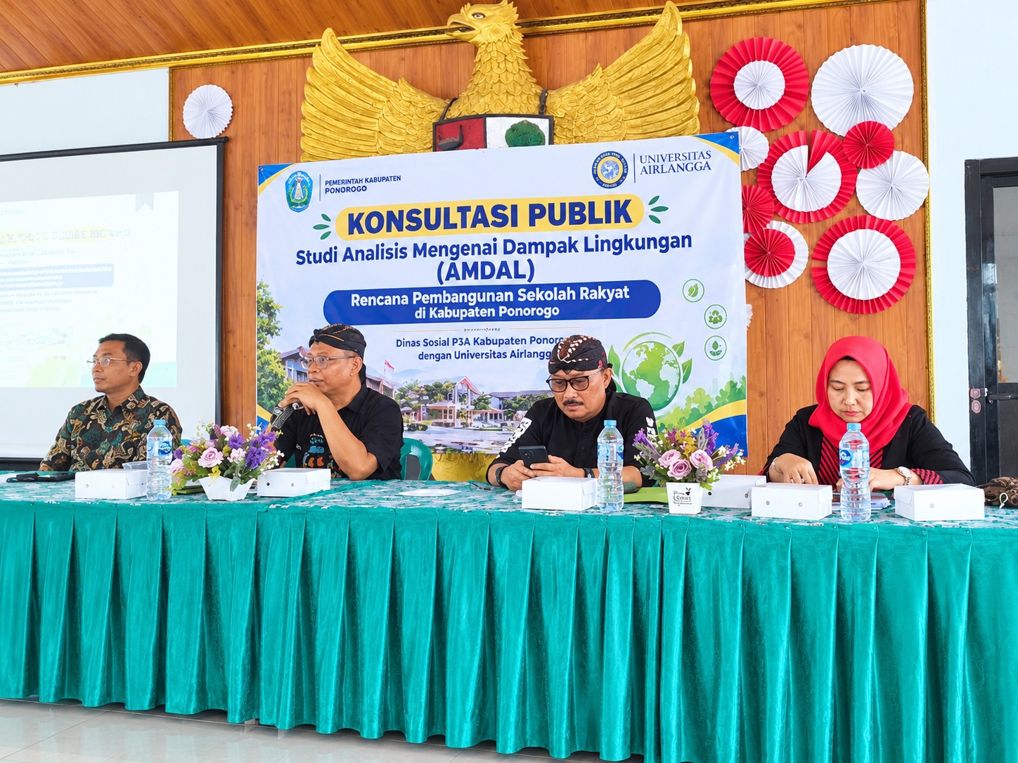 Konsultasi Publik AMDAL Sekolah Rakyat di Kadipaten, Dinsos-P3A Gandeng Unair Serap Aspirasi Warga