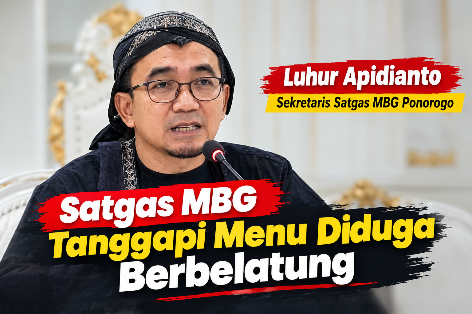 Dugaan Belatung dalam Menu MBG Sambi Masuk Laporan Satgas Ponorogo, Rapat Digelar Senin