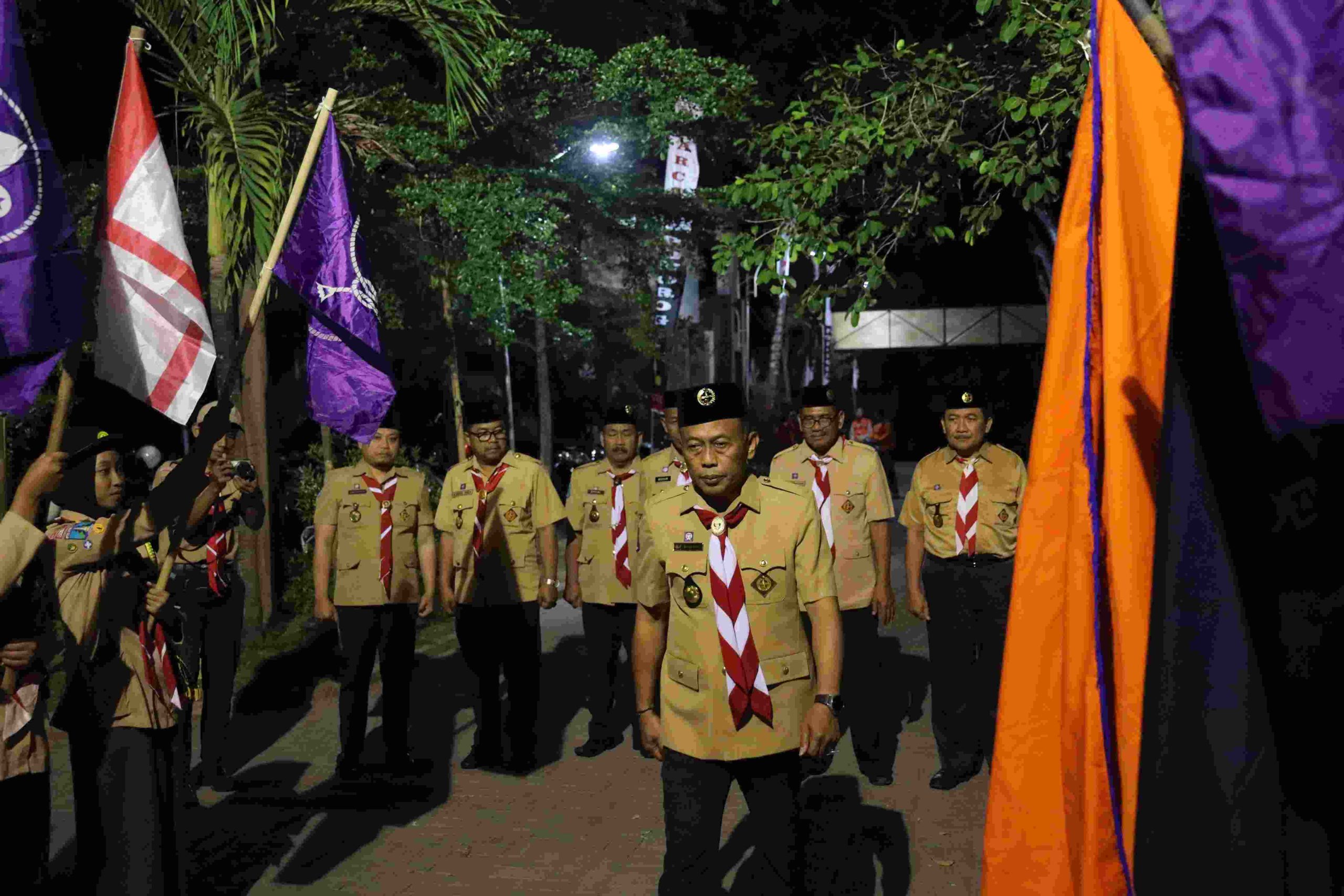 Lepas Defile, Kang Giri Bupati Ponorogo: Pramuka Nasionalis Menjaga NKRI