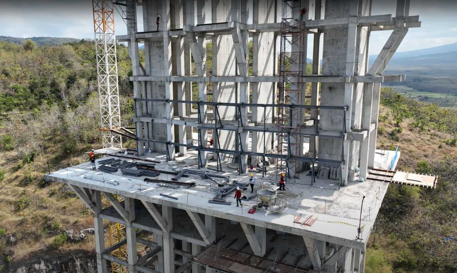 60 meter Patung Reog Ponorogo di MRMP akan Segera Nampak