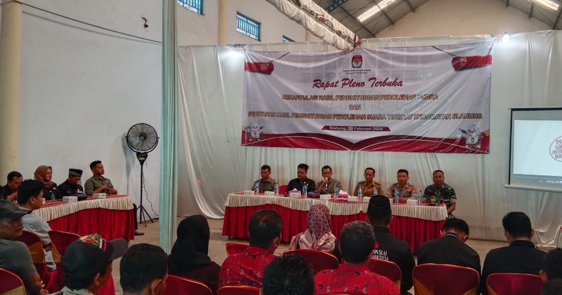 Ini Hasil Pleno PPK Slahung untuk DPRD Kabupaten Ponorogo Pileg 2024