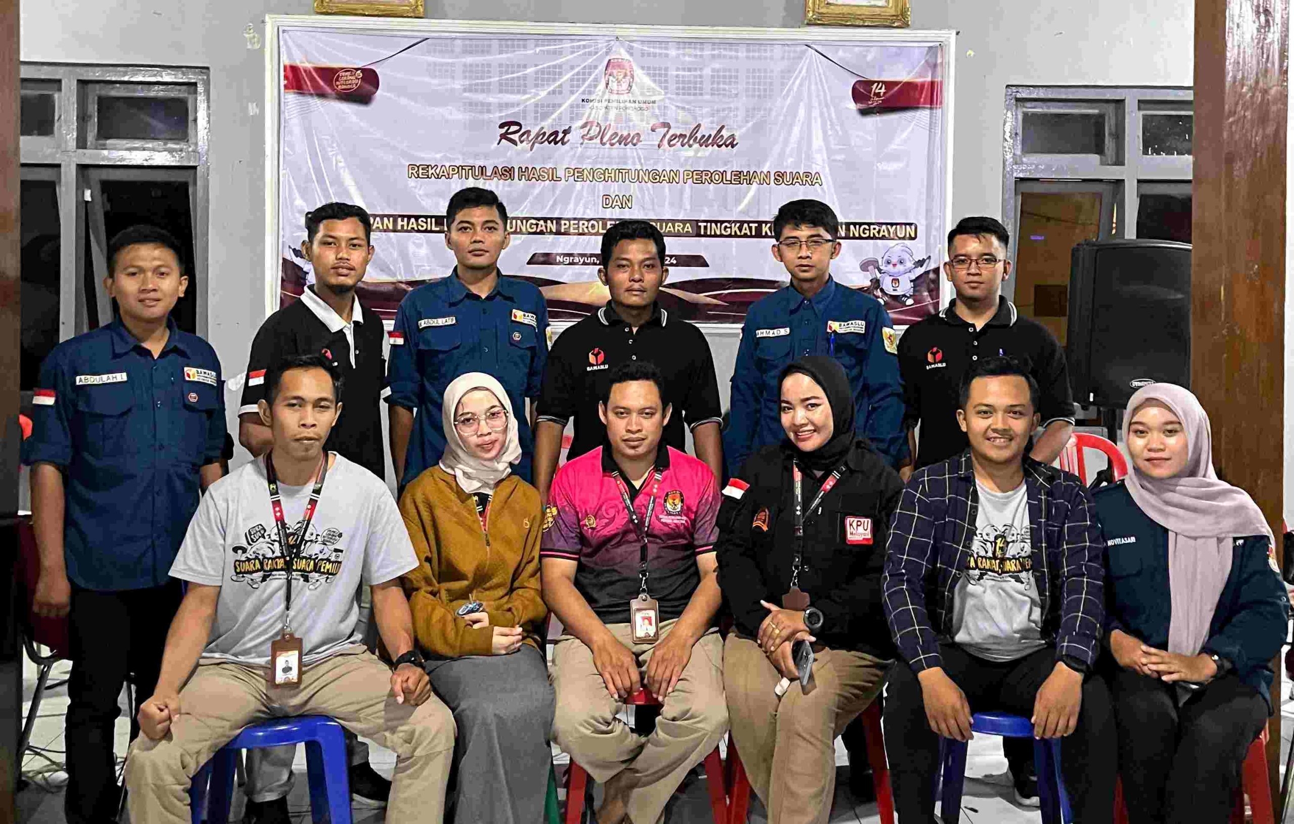 Hasil Pleno PPK Ngrayun Pileg 2024 untuk DPRD Ponorogo