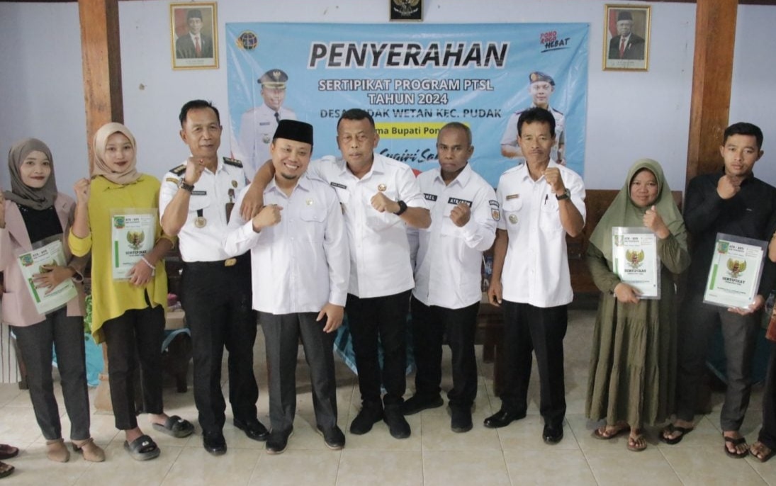 Sukses PTSL, Bupati Ponorogo Targetkan Semua Tanah Bersertifikat